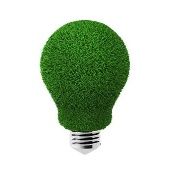 3d render of grass bulb Stock Illustration