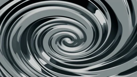 3D render of gray twisted background, 4K hypnotic animation Stock Footage 238854912