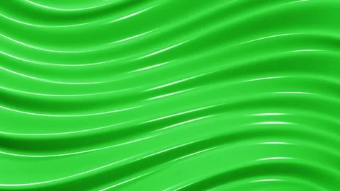 3d render green animation, liquid shiny paint porcelain motion background Stock Footage 262288432
