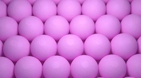 3D Render : Group of balls composed as  3d background Stock Illustration