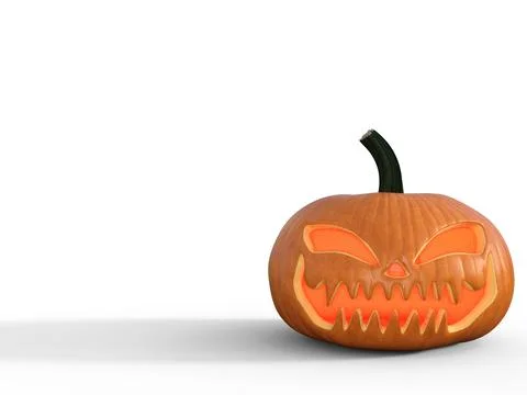3D Render : Halloween Pumpkin Illustrazione stock