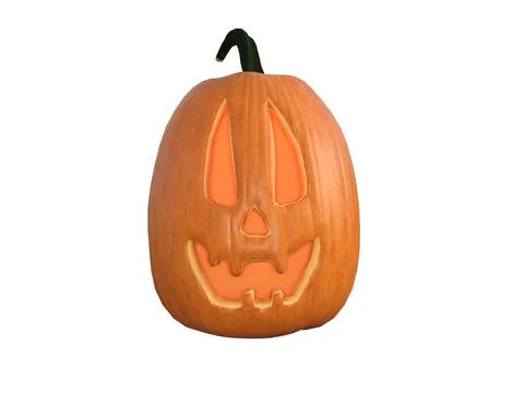 3D Render : Halloween Pumpkin Illustrazione stock