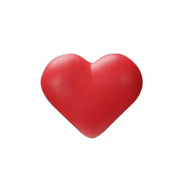 3D render heart Stock Illustration