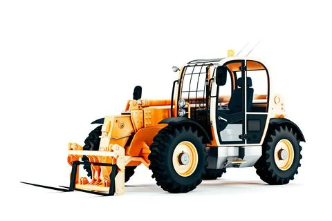 3d render of heavy construction vehicle truck Stock Illustration