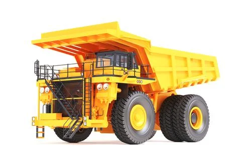 3d render heavy duty construction vehicle tractor Stock Illustration