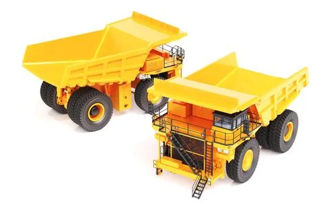 3d render heavy duty construction vehicle tractor Stock Illustration
