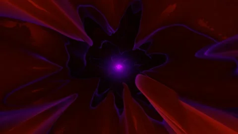 3d render high tech tunnel rotate, sci-fi corridor. Stock Footage 209624242