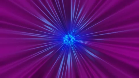 3d render hyperloop or hyper light speed warp tunnel, endless, vj concept Stock Footage 273629040