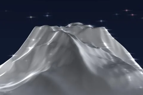 3d render of iceberg Иллюстрация