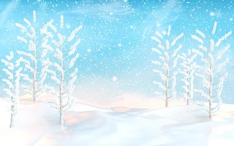 3d render Iceland landscape background Stock Illustration