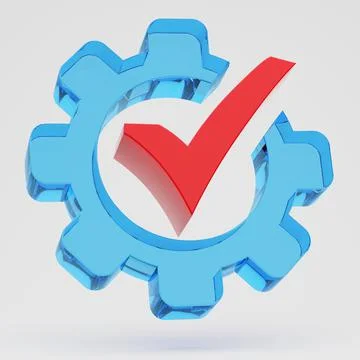 3d render. icon of technical support of Internet services Illustrazione stock