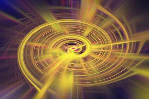 3d render of illuminated neon lights with dynamic speed lines, creating a v.. Stock Illustration