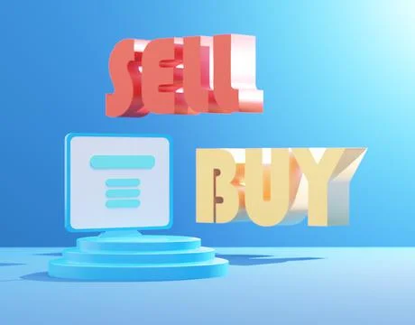 3d render illustration Cryptocurrency trading strategy concept Stock Illustration