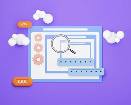 3d render illustration of DevOps, Software Development and IT Operations. イラスト素材