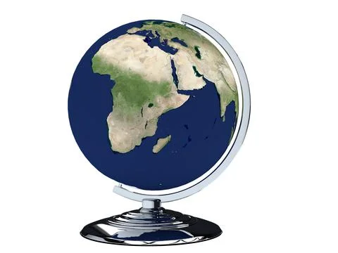 3d render illustration of earth globe 스톡 일러스트