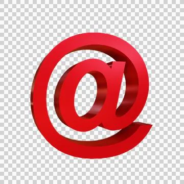 3d render illustration  email Stock Illustration