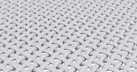 3d render illustration of fabric structures. Stock Illustration