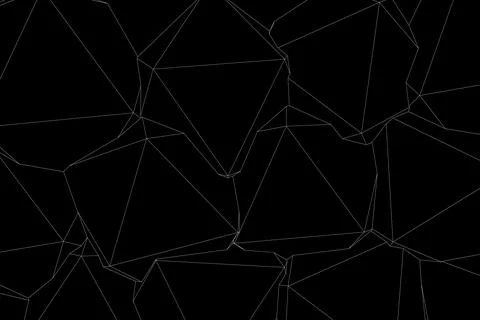 3d render illustration of geometrical lined shapes texture. Illustrazione stock