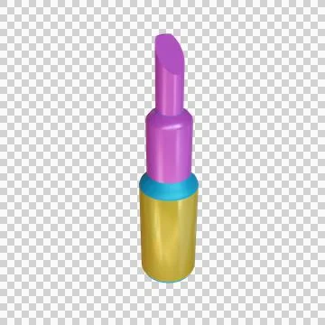 3d render illustration lipstick Stock Illustration