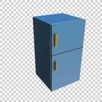3d render illustration refrigerator Stock Illustration