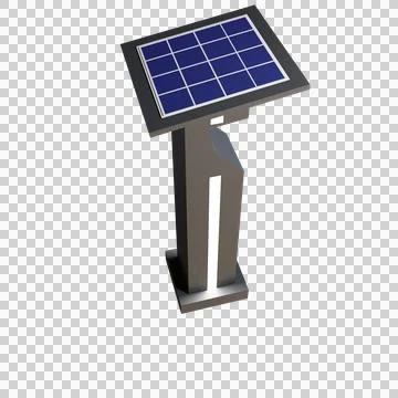 3d render illustration solar garden light Stock Illustration