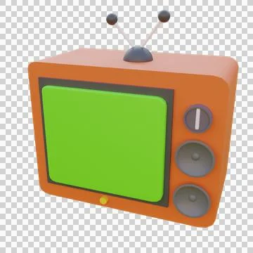 3d render illustration tv Stock Illustration
