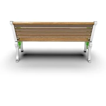 3d render image of aluminum bench Hephaestus 10 Stock Illustration