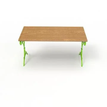 3d render image of a forged table Aven 02 Stock Illustration
