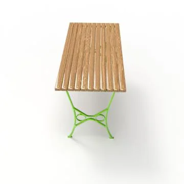 3d render image of a forged table Boulevard 05 Stock Illustration