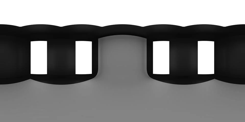 3d render image of panoramic 360 view equirectangular hdri studio lights image m Stock Illustration