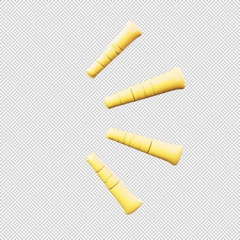 3D Render of Inflatable Balloon Emphasis Lines Popping Sequentially in Loop.. Stock Footage 317741819