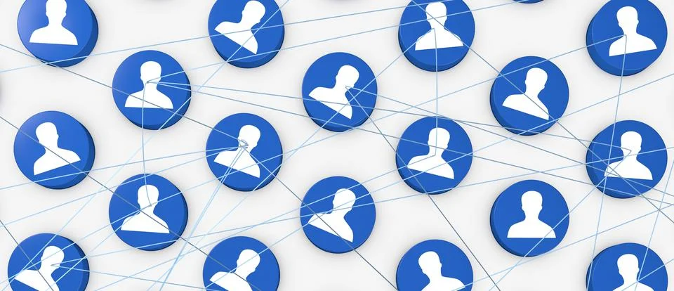 3D render of internet net and data digital concept on white background イラスト素材