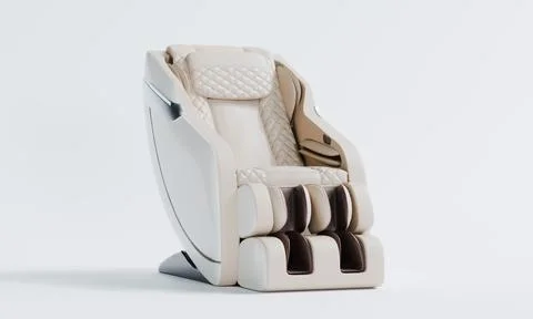 3d render of isolated electric massage chair Stock Illustration