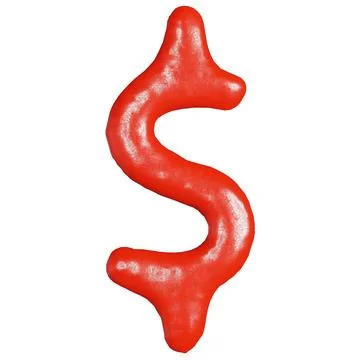 3d render of isolated on white ketchup symbol top view for food or restaura.. 写真素材