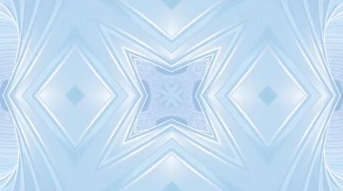3d render. Kaleidoscope effect with symmetrical structure with round thing like 스톡 일러스트