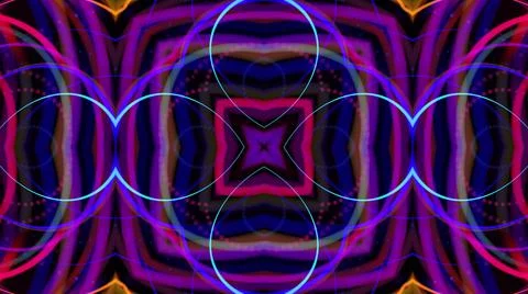 3d render. Kaleidoscopic simmetrical structure. Abstract laser show. Abstract bg 스톡 일러스트