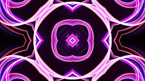 3d render. Kaleidoscopic simmetrical structure. Abstract laser show. Abstract bg 스톡 일러스트