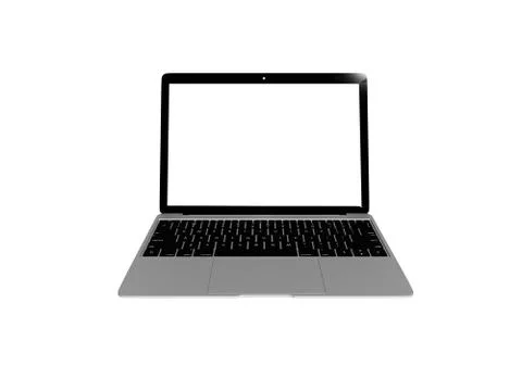 3d render of laptop computer Stock Illustration