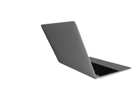 3d render of laptop computer Illustrazione stock