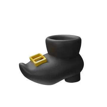 3d render leprechaun shoe Stock Illustration
