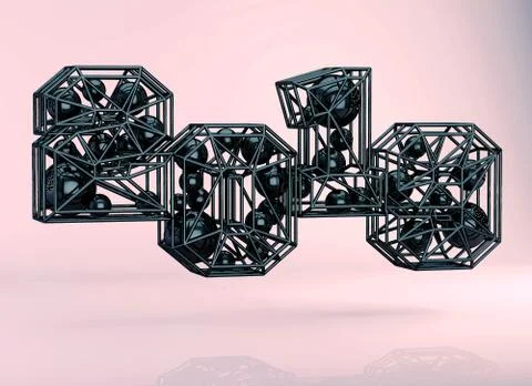 3d render lettering "2019" Stock Illustration