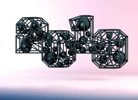 3d render  lettering "2019" Stock Illustration