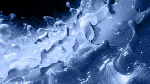 3d render. Liquid black gradient. Glossy paint surface as abstract stylish 스톡 일러스트