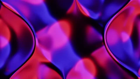 3d render of liquid deformation. Smooth elastic shape animation. Vídeos de archivo 159820440