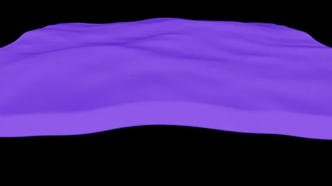 3d render of liquid deformation. Smooth elastic shape animation. Stock Footage 159838105
