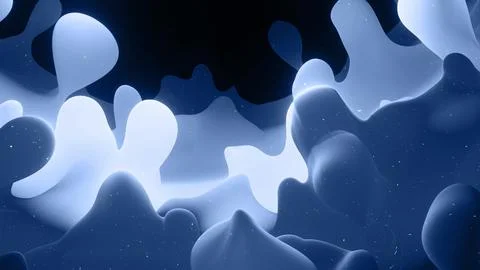 3d render. Liquid gray gradient. Matte paint surface as abstract stylish Illustrazione stock