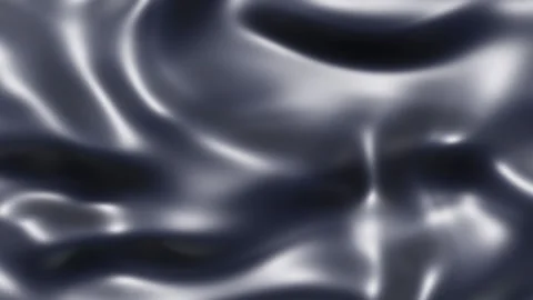 3d render of liquid matter deformation. Smooth elastic shape animation. Stock Footage 135710525