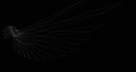 3d render of liquid matter deformation. Stock Footage 156741383