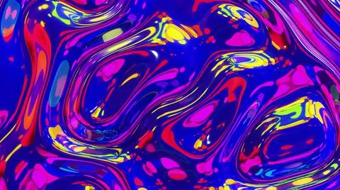 3d render. Liquid pattern like waves. 3D stylish abstract iridescent bg of wavy 스톡 일러스트