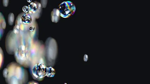 3D render of liquid spheres Stock Illustration